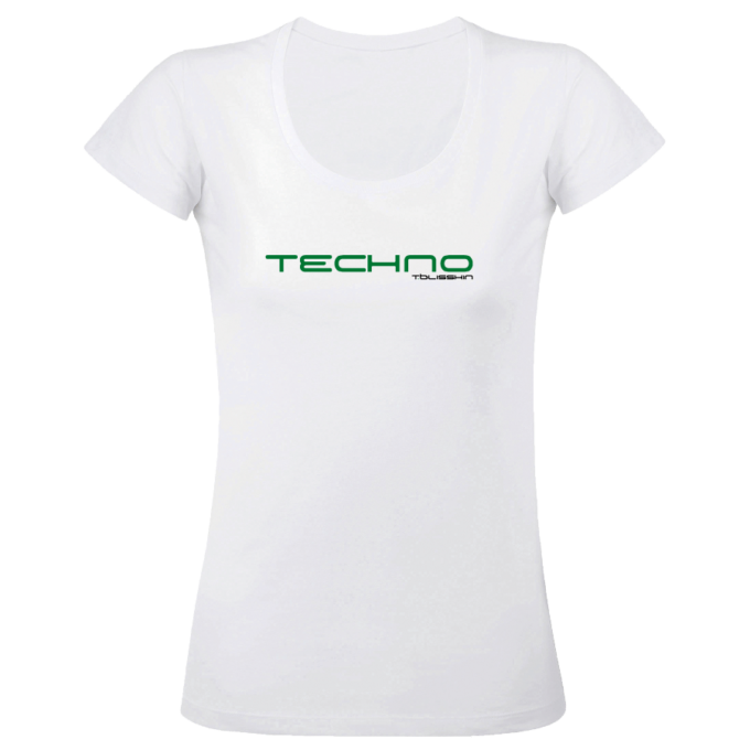 Girl Shirt Techno White